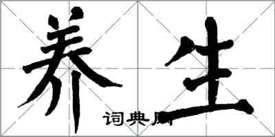 翁闿运养生楷书怎么写