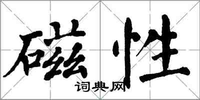 翁闿运磁性楷书怎么写