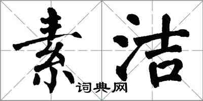 翁闿运素洁楷书怎么写