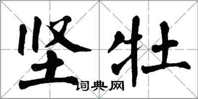 翁闿运坚牡楷书怎么写