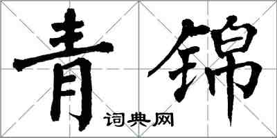 翁闿运青锦楷书怎么写