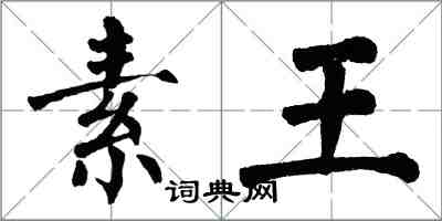 翁闿运素王楷书怎么写