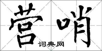 翁闿运营哨楷书怎么写