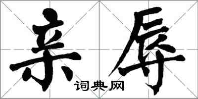 翁闿运亲辱楷书怎么写