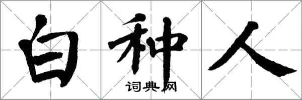 翁闿运白种人楷书怎么写