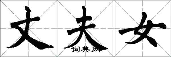 翁闿运丈夫女楷书怎么写