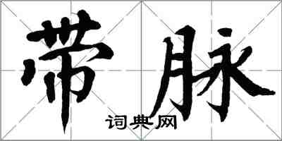 翁闿运带脉楷书怎么写