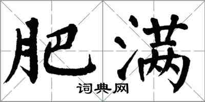 翁闿运肥满楷书怎么写