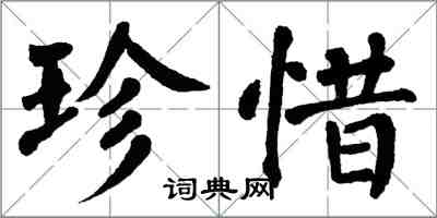 翁闿运珍惜楷书怎么写