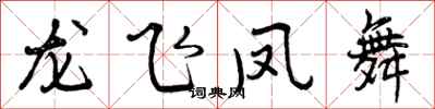 龙飞凤舞怎么写好看,龙飞凤舞书法图片