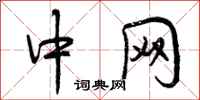 中网怎么写好看，中网书法图片