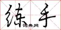 练手怎么写好看,练手书法图片