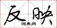 反映怎么写好看,反映书法图片