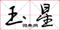玉星怎么写好看，玉星书法图片