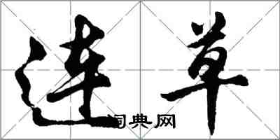 胡问遂连草行书怎么写