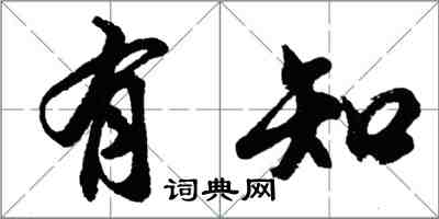 胡问遂有知行书怎么写