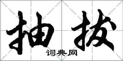 胡问遂抽拔行书怎么写