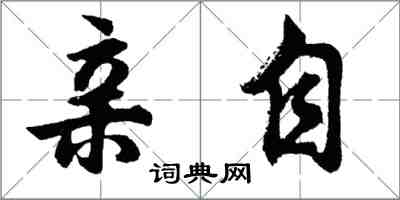 胡问遂亲自行书怎么写