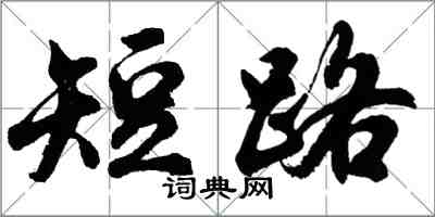 胡问遂短路行书怎么写