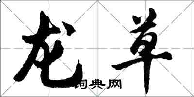 胡问遂龙草行书怎么写