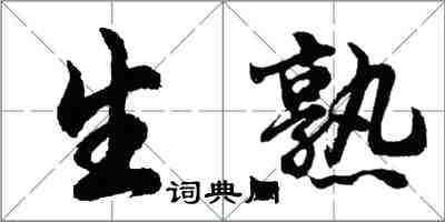 胡问遂生熟行书怎么写