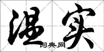 胡问遂温实行书怎么写