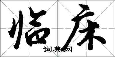 胡问遂临床行书怎么写