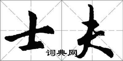 胡问遂士夫行书怎么写