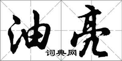 胡问遂油亮行书怎么写