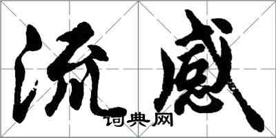 胡问遂流感行书怎么写