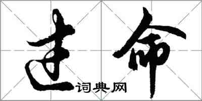 胡问遂过命行书怎么写