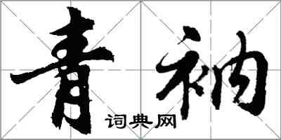 胡问遂青衲行书怎么写