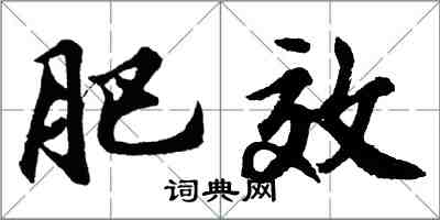 胡问遂肥效行书怎么写