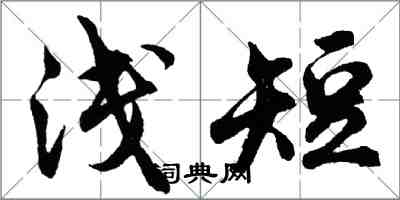 胡问遂浅短行书怎么写