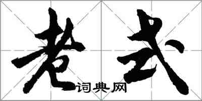 胡问遂老式行书怎么写