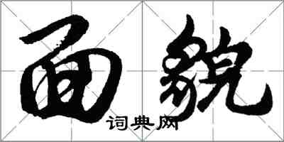 胡问遂面貌行书怎么写