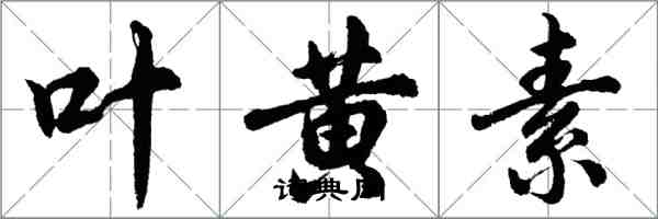 胡问遂叶黄素行书怎么写