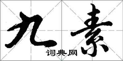 胡问遂九素行书怎么写