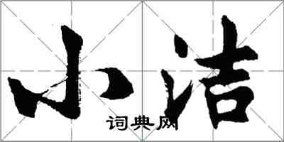 胡问遂小洁行书怎么写