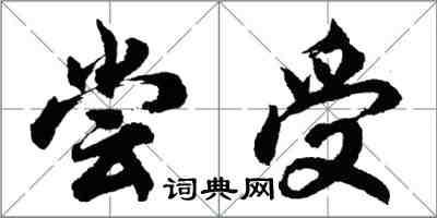 胡问遂尝受行书怎么写