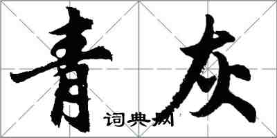 胡问遂青灰行书怎么写