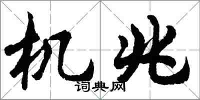 胡问遂机兆行书怎么写