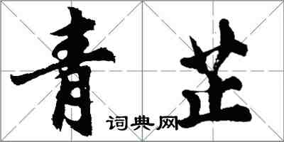 胡问遂青芷行书怎么写