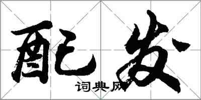 胡问遂配发行书怎么写