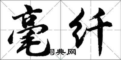 胡问遂毫纤行书怎么写