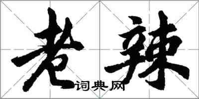 胡问遂老辣行书怎么写