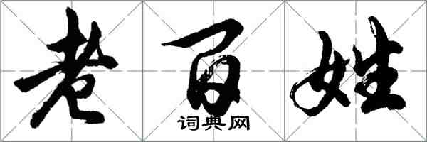 胡问遂老百姓行书怎么写