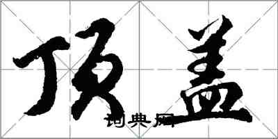 胡问遂顶盖行书怎么写