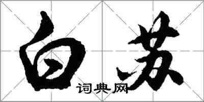 胡问遂白苏行书怎么写