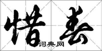 胡问遂惜春行书怎么写